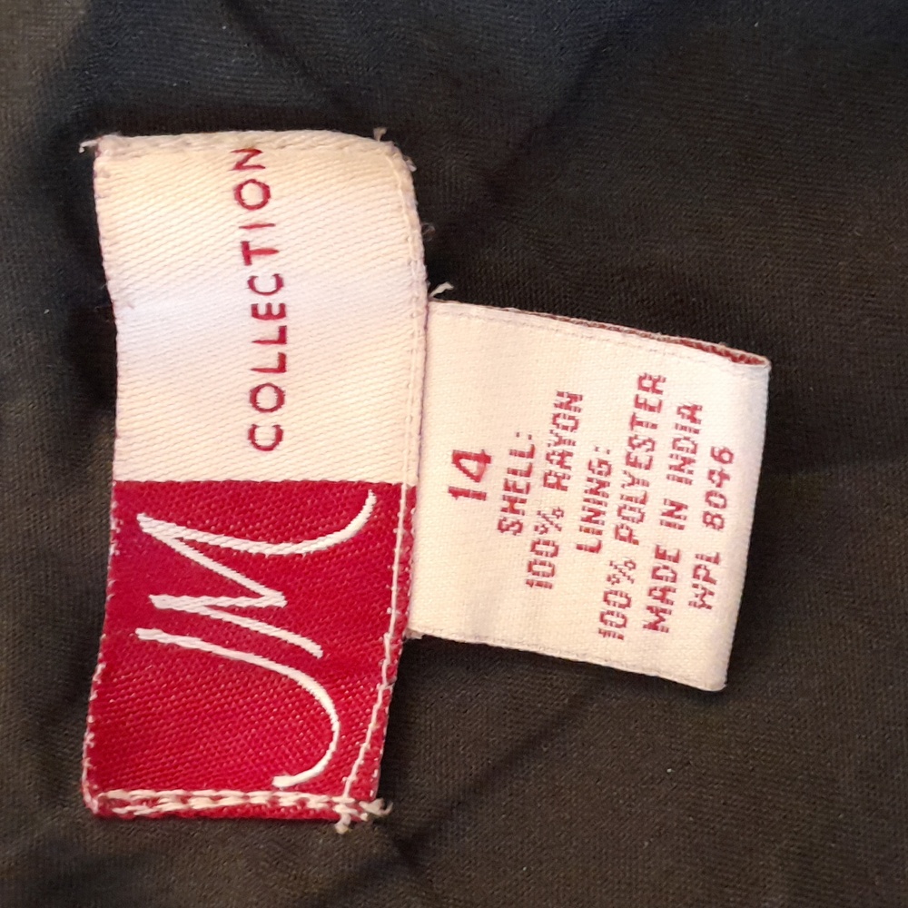 Vintage J M Collection Patterned Skirt - Picture 4 of 7